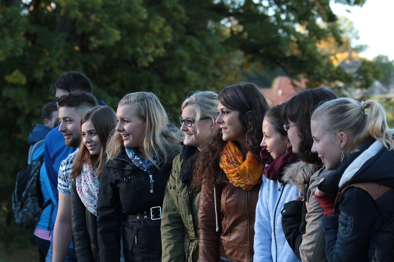Students of Coburg University in Germany