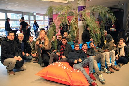 Die Coburger Delegation bei den Open Days der University of Twente